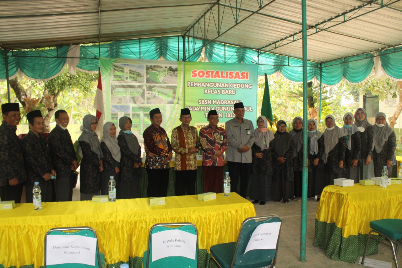 Kepala Kantor Hadiri Sosialisasi Pembangunan Gedung SBSN MIN 4 Gunungkidul