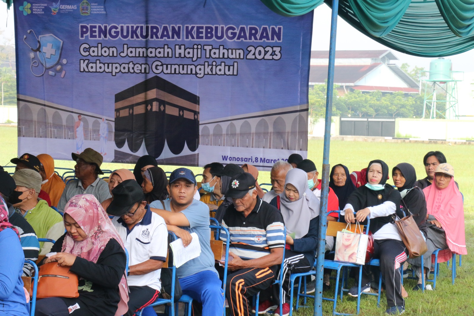 Jemaah Haji Gunungkidul Keberangkatan 2023 Ikuti Pengukuran Kebugaran