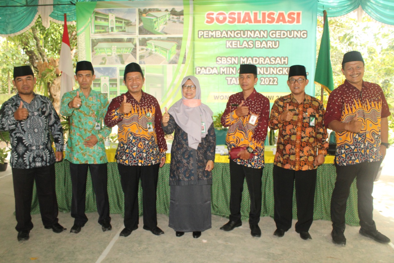 Kepala Kantor Hadiri Sosialisasi Pembangunan Gedung SBSN MIN 4 Gunungkidul