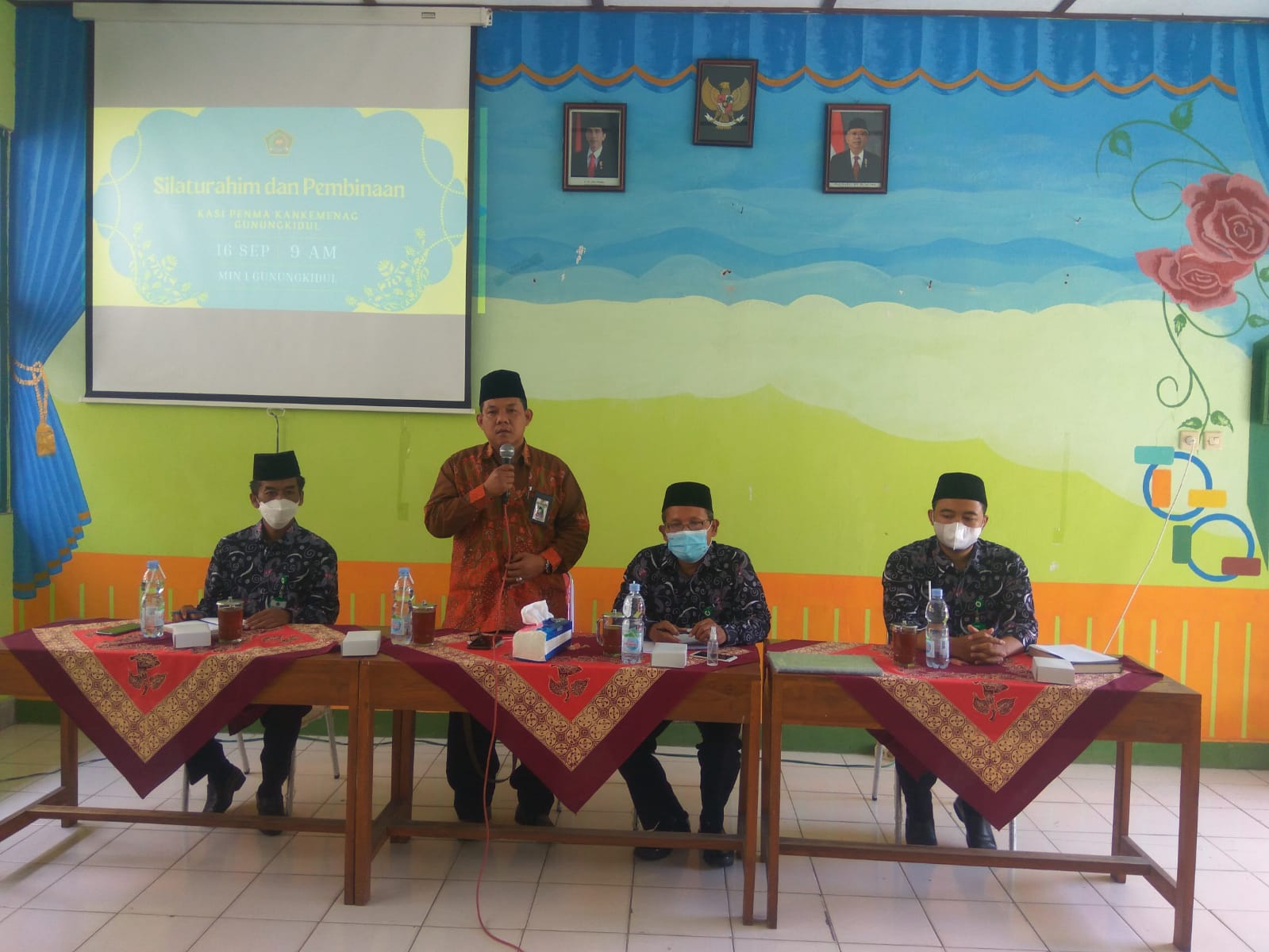 Silaturahim dan Pembinaan Pegawai MIN 1 Gunungkidul oleh Kasi Penma Kankemenag Gunungkidul