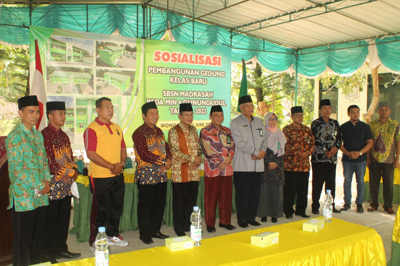 Kepala Kantor Hadiri Sosialisasi Pembangunan Gedung SBSN MIN 4 Gunungkidul