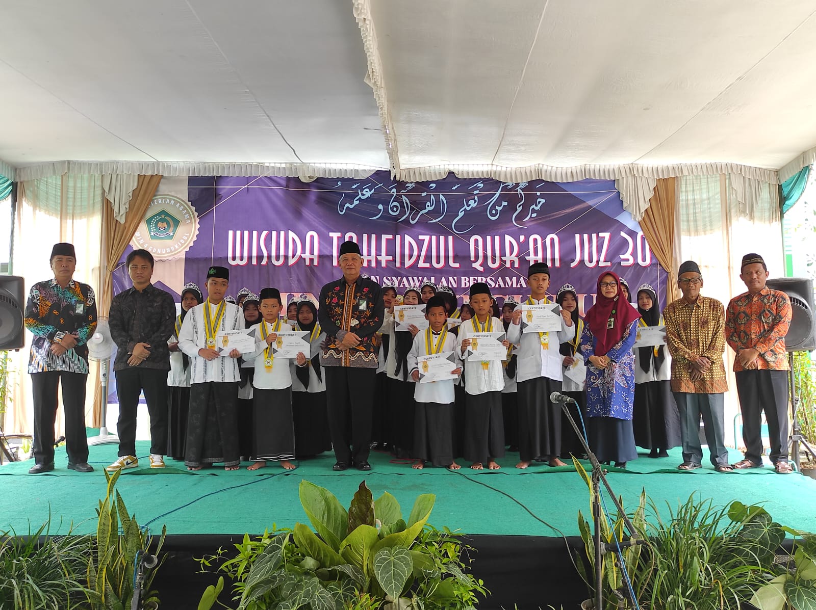 Kepala Kemenag Gunungkidul Hadiri Wisuda Tahfiz MIN 4 Gunungkidul Tahun Pelajaran 2022/2023