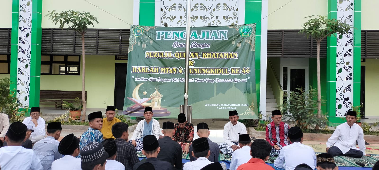 Peringatan Nuzulul Quran Tutup Rangkaian Kegiatan Ramadan Di MTsN 4 Gunungkidul
