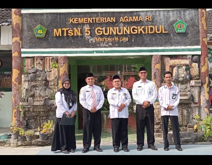 MTs Negeri 5 Gunungkidul Terima Monitoring dan Evaluasi Kasubbag TU Kementerian Agama Gunungkidul