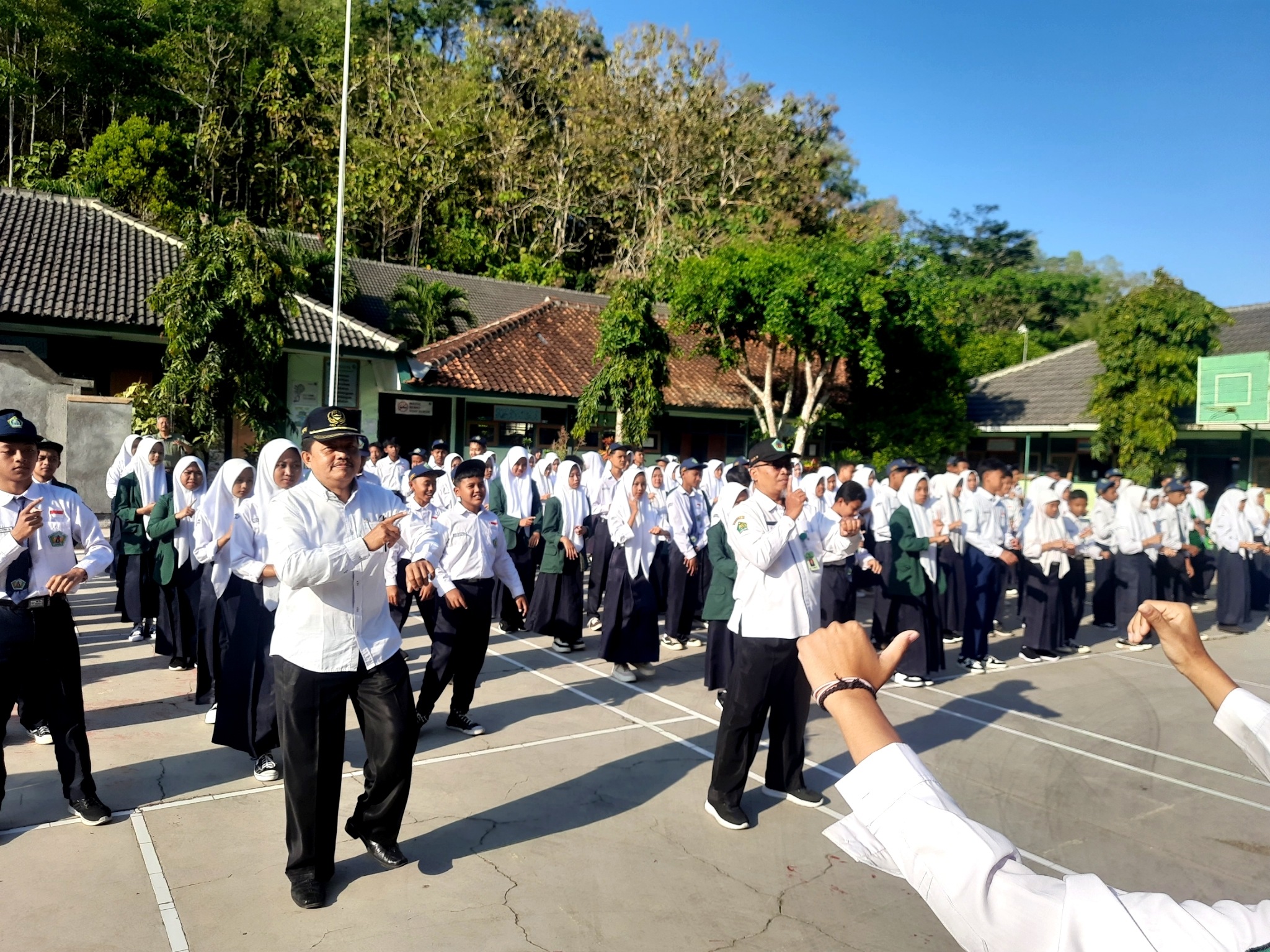 Flash Mob, Meriahkan Peringatan HAN 2024 di MTsN 9 Gunungkidul