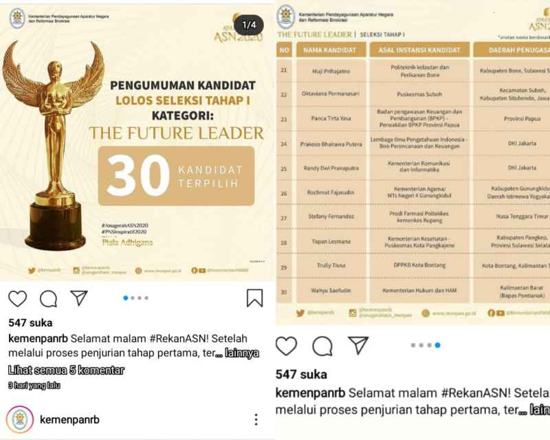 Ikuti Anugrah ASN Inspiratif, Guru MTsN 4 Gunungkidul Lolos 30 Besar Nasional