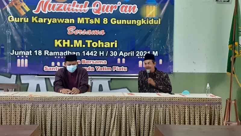 MTsN 8 Gunungkidul Peringati Nuzul Quran 1442H