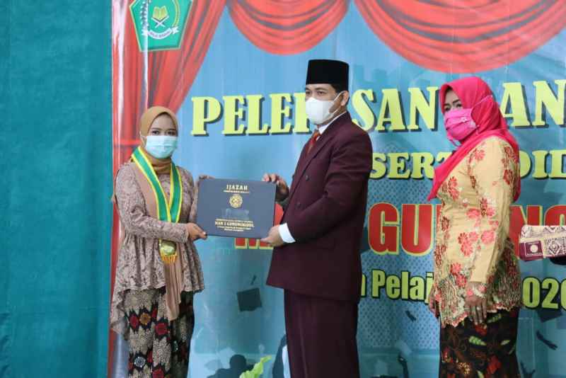 MAN 1 Gunungkidul Laksanakan Wisuda di Masa Pandemi 