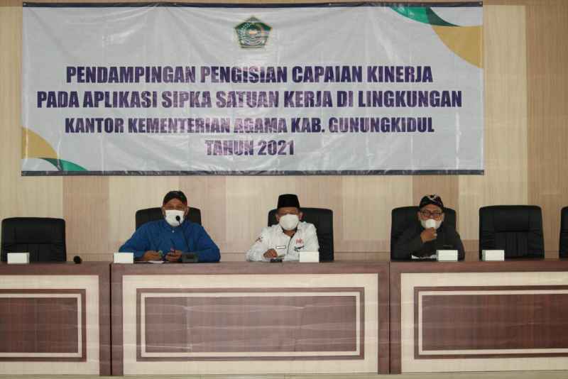 Kemenag Gunungkidul Terima Pendampingan SIPKA