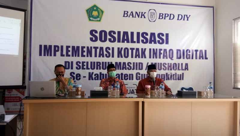 Gandeng Bank BPD DIY, Kemenag Gunungkidul Perkenalkan Kotak Infaq Digital