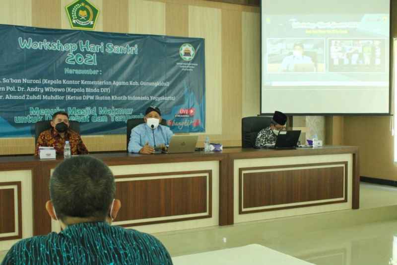 Sambut Hari Santri, Kemenag Gunungkidul Adakan Workshop Menuju Masjid Makmur untuk DIY Sehat dan Tangguh