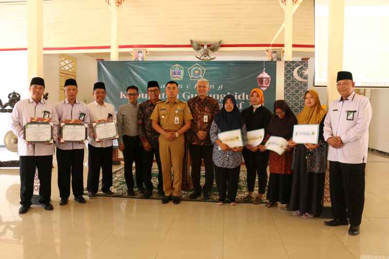 Bupati Launching Kabupaten Gunungkidul Sebagai Kota Wakaf